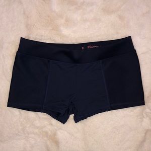 ANNE COLE Navy Blue Athletic/Swim Shorts S